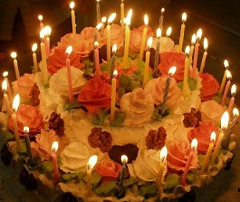 Bunch of roses cake